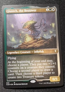 Gluntch, The Bestower - Etched Foil - CLB - MTG - NM - EN - 533 - Picture 1 of 1
