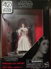 STAR WARS BLACK SERIES 40TH ANNIVERSARY TITANIUM SERIES PRINCESS LEIA ORGANA #04