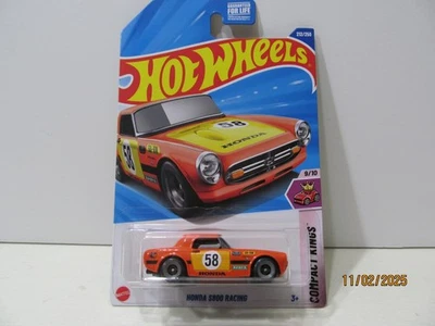 Honda S800 Racing 2025 Hot Wheels - Treasure Hunt - Compact Kings 9/10 Foto 1 de 4