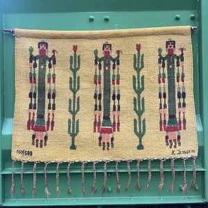 American Indian JENSEN 160/500 Navajo Yei Tapestry34X32 - Picture 1 of 9