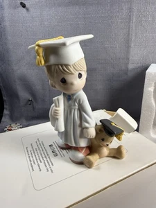 2017 Precious Moments 173015 Graduation Gift 3.9" Collection Ceramic Ornament - Picture 1 of 9