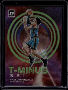2022-23 Donruss Optic T-Minus 3...2...1... Lime Green #8 Cade Cunningham 94/149 - Picture 1 of 2