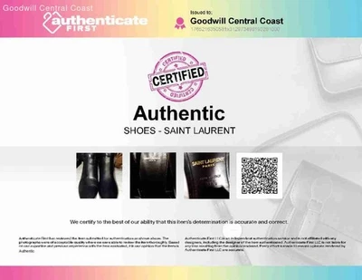 Botas negras para mujer Saint Laurent talla 37 Foto 1 de 4