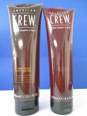 AMERICAN CREW FIRM HOLD STYLING GEL 13.1 & 8.4OZ (read condition) Lot of 2 - Image 1 of 2