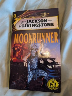 Moonrunner Steve Jackson & Ian Livingstone Fighting Fantasy Gamebook 48 - Image 1 of 4