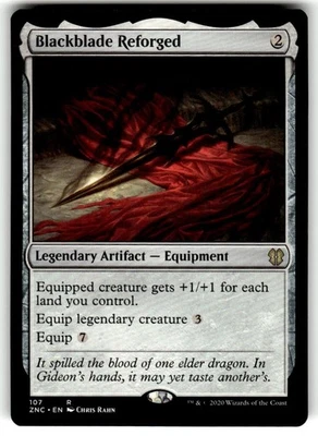 Blackblade Reforged Commander: Zendikar Rising Regular MTG - Image 1 of 2
