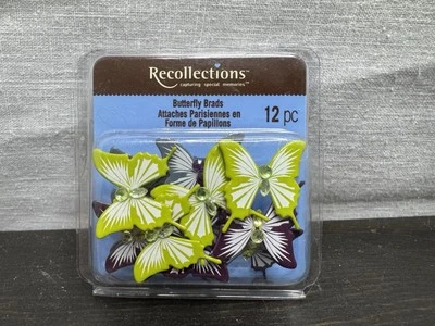 RECUERDOS Brads Decorativos - MARIPOSAS - 12 piezas Foto 1 de 2