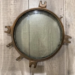 Marine Bronze oder Messing Bullauge Fenster Bullauge - 13" quer Vintage 15,5 Pfund - Bild 1 von 6