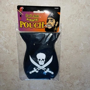 BORSA BORSETTA TESCHIO PIRATA ACCESSORIO COSTUME HALLOWEEN 10220 NUOVA - Foto 1 di 1
