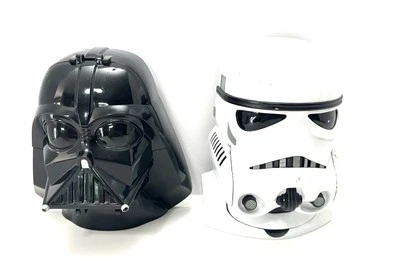 Lote de juegos de cabeza de Darth Vader y Stormtrooper Star Wars 1995 Micro Machines galón Foto 1 de 4