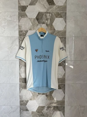 Rapha Cycling Jersey Phoenix Trade Team Jersey Blue Shirt Size Large - Image 1 of 4