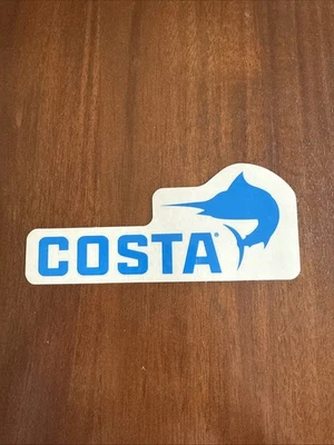 VARIOUS BRANDS Costa Del Mar Sunglasses Logo Sticker/Decal Fish Outdoor Eye Wear