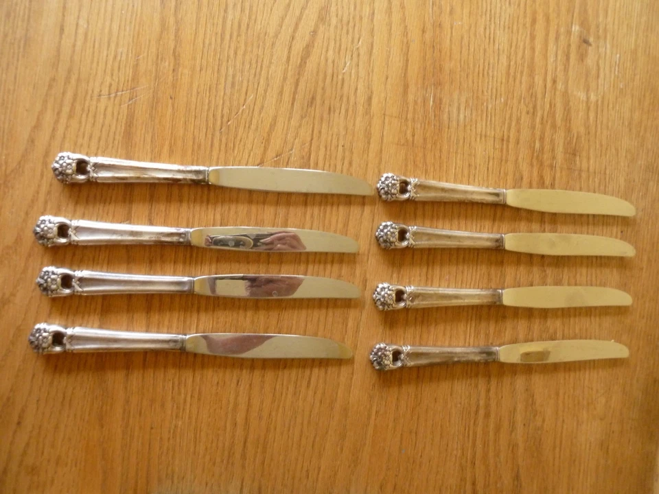 Juego de 8 cuchillos Eternally Yours Rogers International Silverplate 9,5" Foto 1 de 1