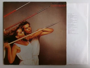 ROXY MUSIC FLESH + BLOOD POLYDOR 2302 099 BRYAN FERRY POP ROCK INNER NETHERLANDS - Picture 1 of 3