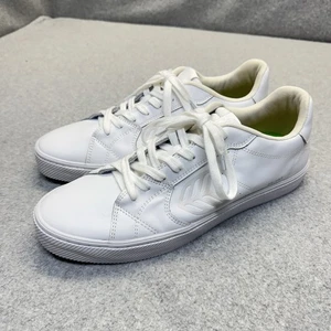 Cariuma Shoes Mens 13 Women’s 14.5 Salvas Unisex Sneakers White Leather Clean - Picture 1 of 9