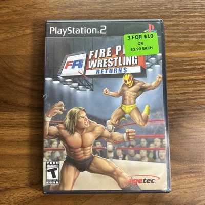 Fire Pro Wrestling Returns (Sony PlayStation 2, 2007) СОВЕРШЕННО НОВАЯ ЗАПЕЧАТАННАЯ - Изображение 1 из 4