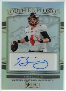 BAILEY ZAPPE 2022 SELECT DRAFT YOUTH EXPLOSION SILVER ROOKIE RC AUTO YE-BZA - Picture 1 of 2