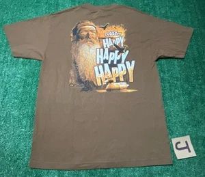 T-shirt vintage Duck Dynasty Happy L grande - Foto 1 di 7