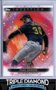 2024 Topps Inception #13 Paul Skenes Rookie RC Base Pittsburgh Pirates V21 - Foto 1 di 2