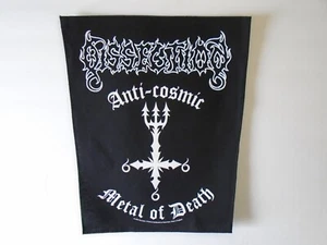 DISSECTION ANTI COSMIC METAL OF DEATH PRINTED BACK PATCH - Picture 1 of 1