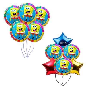 Spongebob Folienballon Schwamkopf Ballons Für Junge Kindern Geburtstag Party - Bild 1 von 10
