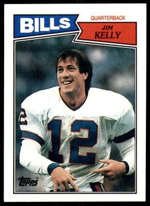 1987 Topps #362 Jim Kelly RC Rookie Buffalo Bills Football Card NM-MT ID:31578