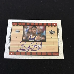 BYRON SCOTT 2002-03 UPPER DECK GENERATIONS CLASSICS AUTOGRAPH AUTO - Picture 1 of 2