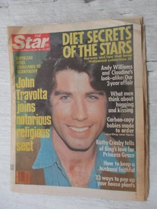 STAR TABLOID MAGAZINE MARCH 28, 1978 JOHN TRAVOLTA JOINS CHURCH OF SCIENTOLOGY - Picture 1 of 2