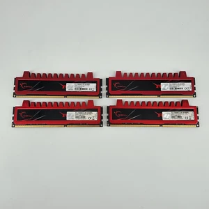 G Skill Ripjaws X F3-10666CL9D-8GBRL DDR3 PC3-10666 4 x 4GB = 16GB Desktop RAM - Picture 1 of 5