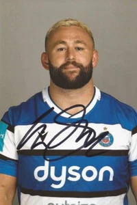 BATH & ENGLAND RUGBY UNION: WILL STUART SIGNIERT 6x4 PORTRÄTFOTO + COA - Bild 1 von 1