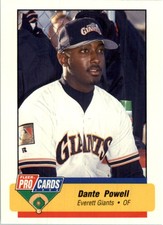 1994 Everett Giants Fleer/ProCards #3669 Dante Powell