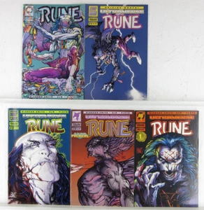 RUNE #0-4 * Malibu Comics Lot * 1994 - 0 1 2 3 4 Ultraverse Marvel - Picture 1 of 5