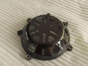 C02 CARBON DRY CLUTCH COVER DUCATI SPORTCLASSIC PAULSMART SPORT 1000 - Picture 1 of 1