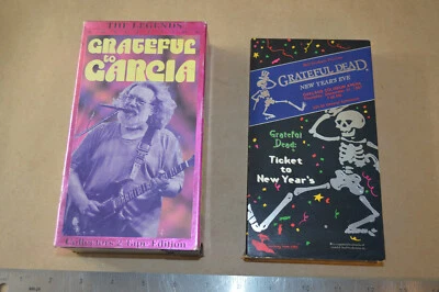2 Grateful to Garcia VHS The Legends Collection & Grateful Dead VHS New Years Ev - Image 1 of 4