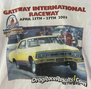 NHRA 2003 St Louis International Gateway Chevy SS Shirt L 14/16 Drag Racing - Picture 1 of 5