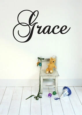 OZDECOCOMAU Custom Sticker Decal Name Quote Wall Door Nursery Baby Kids Removable Decal