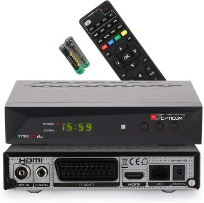 Opticum - Receiver Nytro Box Plus Receiver mit DVB-T2HD und DVB-C, PVR - Bild 1 von 3