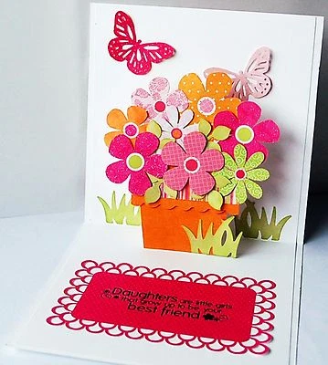 Sizzix Bigz XL Pop Up Card #1 die #A10769 Retail $39.99 SO MUCH FUN!!