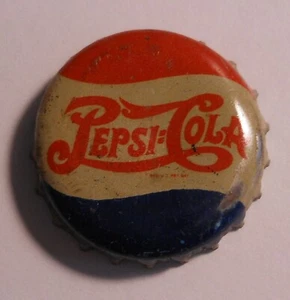 Vintage Pepsi Cola 1940's..cork...used..Soda Bottle Cap # 1 - Picture 1 of 1