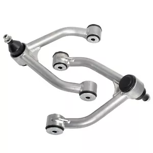 Front Upper Control Arms 2-4” Lift Silver for 1988-1998 Chevrolet GMC K1500 4WD - Picture 1 of 10