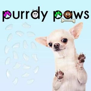 Tapas suaves para uñas para garras de perro (blanco perla) * patas purridas * 6 tamaños hasta XXL - Imagen 1 de 1