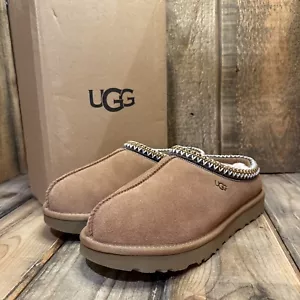 UGG TASMAN SLIPPER WOMENS US 8 ~ CHESTNUT SUEDE / WOOL - Picture 1 of 13