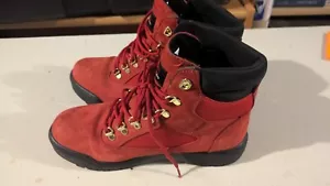 Botas Timberland Field 6' impermeables rojas oscuras A2JNW para hombre talla 8,5 - Imagen 1 de 8
