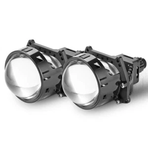 2PC LHD 3.0 inch Bi LED Projector Lens Headlight Kit 6000K Hi-Lo H4 H7 9005 9006 - Picture 1 of 12
