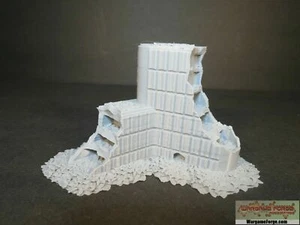 Ruined Sci-Fi Building 12 - Terreno de juego de mesa compatible con Battletech - Imagen 1 de 3