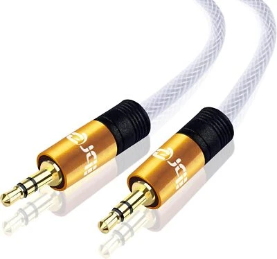 IBRA 2M Aux Audio Cable 3.5mm Stereo Jack for Headphones Car Speaker - Image 1 of 4