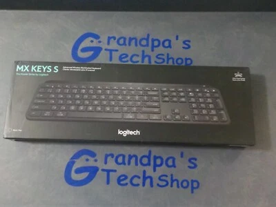 Nuevo Teclado Logitech MX Keys S Avanzado Tamaño Completo Inalámbrico Bajo Perfil (Negro) Foto 1 de 2
