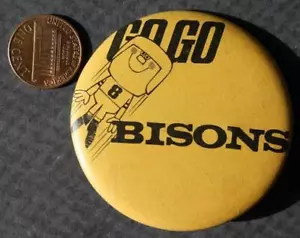 Prendedor de dibujos animados del equipo de fútbol americano Fargo North Dakota State Bisons 1969-70 DE COLECCIÓN - - Imagen 1 de 1