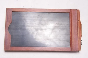 3.25 x 5.5 Glass Plate Holder - 4 x 6 5/8 x 9/16" Outer Size - USED W032 - Picture 1 of 6
