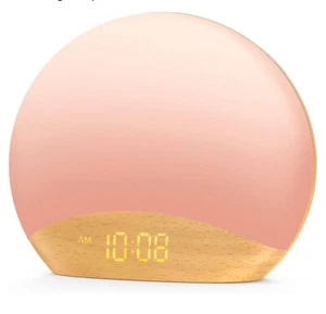 HOUSBAY White Noise Machine Sunrise Alarm Clock WakeUp Light Dimmable NightLight - Picture 1 of 10